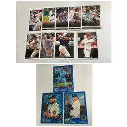 Shohei Ohtani And Others Call Of The Captain Plus 2022 Topps Heritage Baseball Blue Sparkle Lot