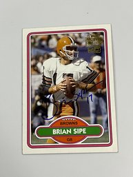 Brian Sipe 2013 Topps Archives Fan Favorites Autograph