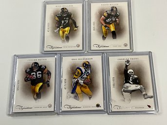 Group Of 2012 Prime Signatures Cards All Numbered /499
