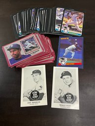 Group Of 1980s Oversized Baseball Cards