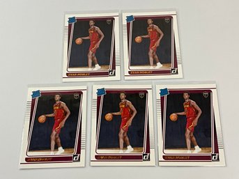 5 Evan Mobley 2021-22 Donruss Rated Rookie Cards