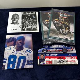 Group Of Autos And Other Sports Collectibles