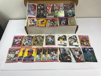 Box Of Mixed Football Cards