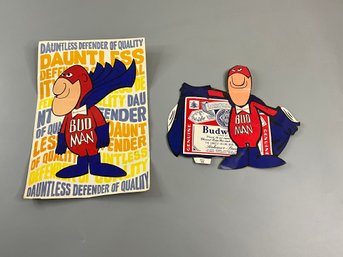 Vintage Bud Man Stickers