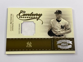Andy Pettitte 2004 Donruss Throwback Threads Century Collection Jersey /250