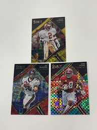Deion Sanders, Eli Manning And Josh Jacobs Select Prizm Parallel Cards