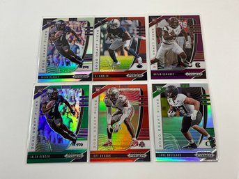 Group Of Prizm DP Football Color Rookie Cards