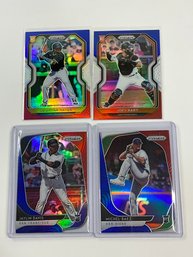 Prizm Red, White And Blue Baseball Rookie Card
