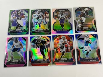 Prizm Football Color Parallel Card Lot