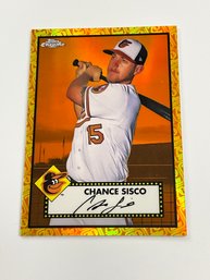 Chance Sisco 2021 Topps Chrome Orange Refractor /25
