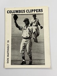 Don Mattingly 1984 Columbus Clippers Minor League Card