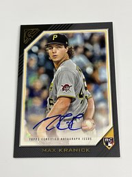 Max Kranick 2022 Topps Gallery Rookie Autograph