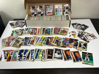 Box Of Baseball Cards With Lots Of Stars