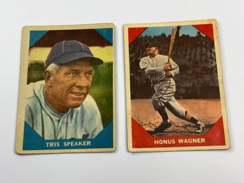 1960 Fleer Baseball Greats Honus Wagner & Tris Speaker