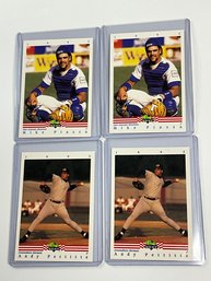 2 Mike Piazza And 2 Andy Pettitte 1992 Classic Best Rookie Cards