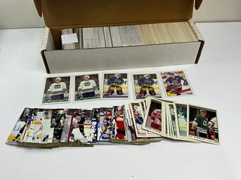 Box Of Assorted Hockey Cards