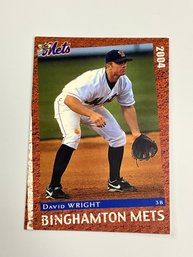 David Wright 2004 Binghampton Mets Minor League Rookie Card