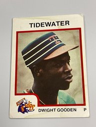Dwight Gooden 1987 Tidewater Minor League Card (poor)