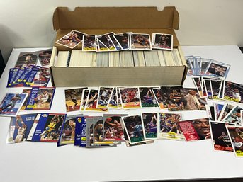 Box Of Assorted Basketball Cards