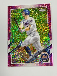 Pete Alonso 2021 Topps Chrome Magenta Speckle Refractor /350