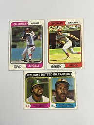1974 Topps Ryan, Bench And Jackson/stargell