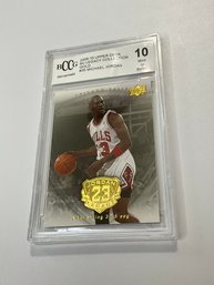 Michael Jordan BCCG 10 2009-10 Upper Deck Gold MJ Legacy Collection #35 Graded Card