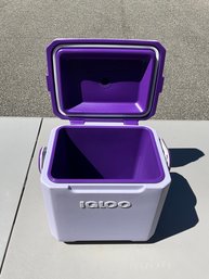 Small Purple Igloo Cooler
