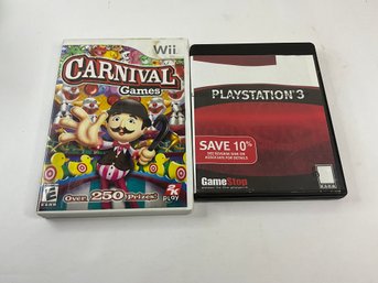 Wii Carnival And Star Wars PS3 Games