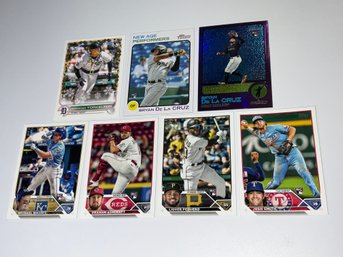 Rookie Baseball Card Lot With De La Cruz, Torkelson And Others