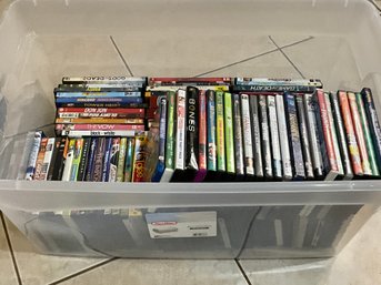 Tote Full Of DVDs Around 90