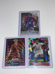 Prizm Castagne /99, Merlin Kounde /250 And Topps UCL Chalobah Rookie 99
