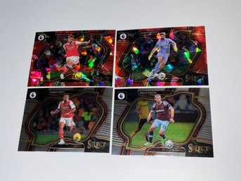 2022-23 Select Soccer SP Variation Card Lot With Red Ice Prizms