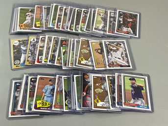 Mixed Topps Heritage Rookie Card Lot