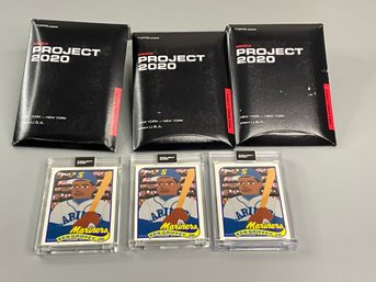 3 Ken Griffey Jr Topps Project 2020 Cards