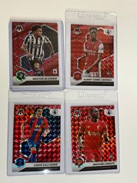 2021-22 Mosaic Soccer Red Pulsar Prizm Lot With Rookies