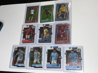 Donruss Optic Soccer Rated Rookie And RC Card Lot