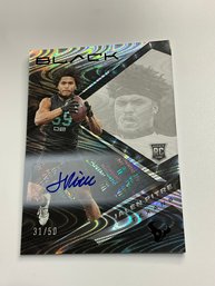 Jalen Pitre 2022 Black Rookie Autograph Silver /50