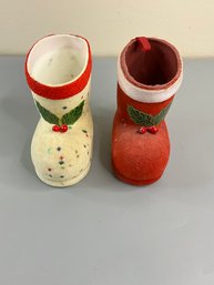 Vintage Christmas Decoration Boots