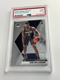 Zion Williamson 2019-20 Prizm Rookie Card Graded PSA 9