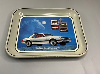 Vintage 1979 Ford Mustang Tray