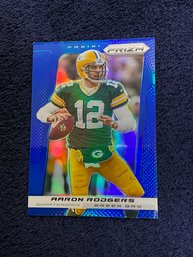 Aaron Rodgers 2013 Prizm Blue Parallel