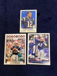 Tom Brady Card Lot Including 2008 Topps, 2013 Topps Mini And 2013 Topps Team