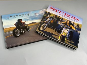 2 Sturges Coffee Table Books Motorcycles