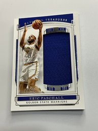 Eric Paschall 2019-20 National Treasures Rookie Jersey Materials 99/99 Bookend