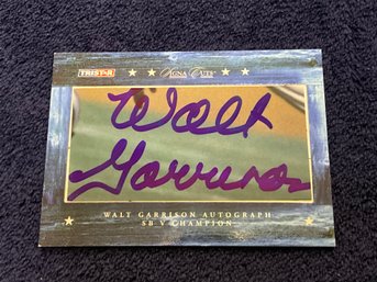 Walt Garrison Tri-star Signa-cut Autograph Card /115