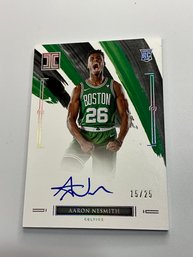 Aaron Nesmith 2020-21 Impeccable Holo Silver Rookie Autograph /25