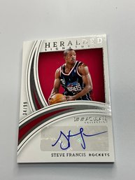 Steve Francis 2021-22 Immaculate Heralded Signatures Auto /99