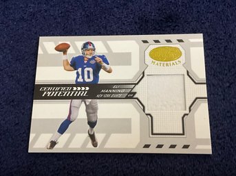Eli Manning 2005 Certified Materials Certified Potential Jersey Card /150