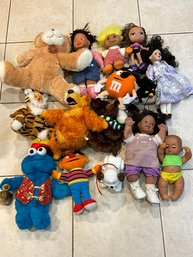 Group Of Plush Stuffed Animals And Toys