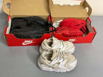 3 Pairs Of Youth Nike Shoes